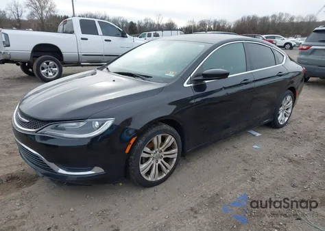 2015 Chrysler 200 Limited из США, поврежденный, VIN 1C3CCCAB7FN753109
